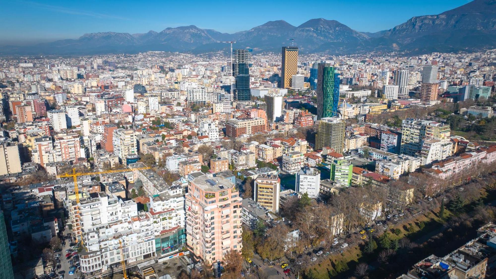 Hotel Aria Tirana Exterior foto